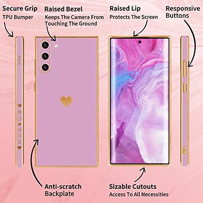 Likiyami (3in1 for Google Pixel 6A Case Heart Women Girls Girly Cute Luxury  Pretty with Stand Phone Cases Black and Gold Plating Love Hearts Aesthetic