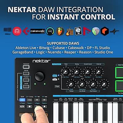 Nektar Impact LX Mini - USB MIDI Controller Keyboard with Nektar