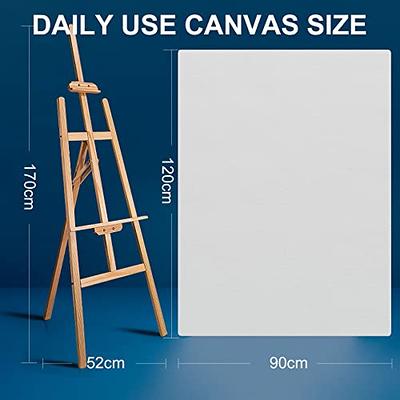 Large Stretched Canvases for Painting 36x48 Inch 2-Pack, 12.3 oz Triple  Primed Acid-Free 100% Cotton Blank Canvas, Large Canvas for Oil Paint  Acrylics Pouring & Wet Art Media - Yahoo Shopping