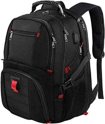  YOREPEK Travel Backpack, Extra Large 50L Laptop Backpacks for  Men Women, Water Resistant College Backpack Airline Approved Business Work  Bag with USB Charging Port Fits 17 Inch Computer, Black : Electronics