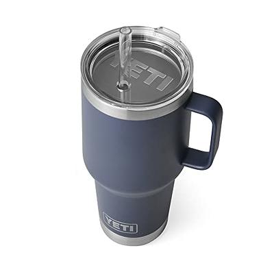 YETI Rambler 26-fl oz Stainless Steel Cup with Straw Lid at