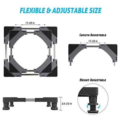 SEISSO Mini Refrigerator Stand,Dryer Fridge Pedestals 4 Heavy Duty