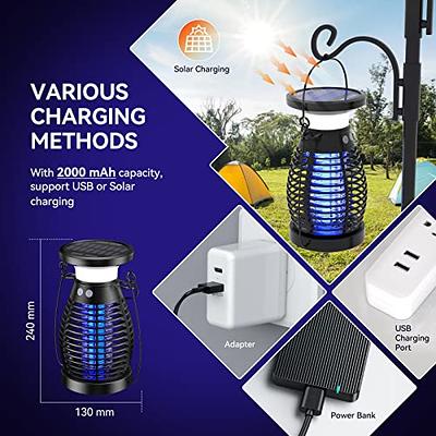 LED Electric UV Mosquito Killer Lamp Outdoor Indoor Fly Bug Insect