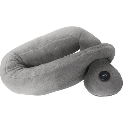 Sealy Therapeutic Vibration U-Shaped Neck Massage Pillow, Gray