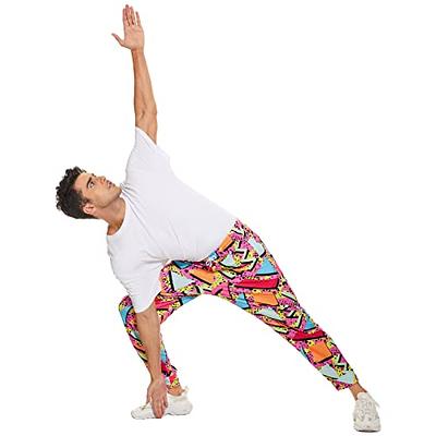 80s 90s Retro Sweatpants for Men & Women Vintage Workout Pants Track Pants  Sports Costumes Outfits for Jogging Running Gym : : Clothing