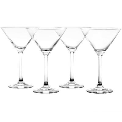 MARTHA STEWART 4-Piece 10 oz. Martini Glass Set 985118497M - The Home Depot