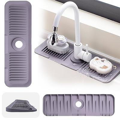 Silicone Kitchen Sink Splash Guard Protects Countertops And - Temu