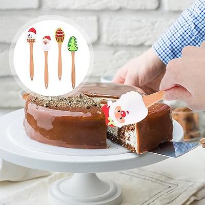 UPKOCH Household Baking Spatulas 4pcs Christmas Santa Claus Pattern Spatula  Xmas Cake Decorating Spatula Kitchen Silicone Cream Scraper for Baking  Cooking Mixing Baking Scrapers - Yahoo Shopping