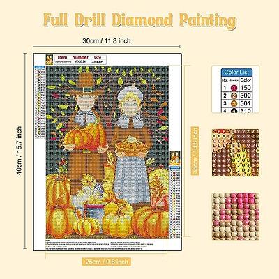 NAIMOER Fall Diamond Painting Kits for Adults, Full Drill Pumpkin Diamond  Painting Kits, DIY 5D Diamond Painting Flowers Diamond Art Kits Craft for  Home Wall Decor 30x40cm(Couple Harvest) - Yahoo Shopping