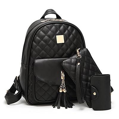 I IHAYNER Girls Bowknot Cute Leather Backpack Mini Backpack Purse for Women