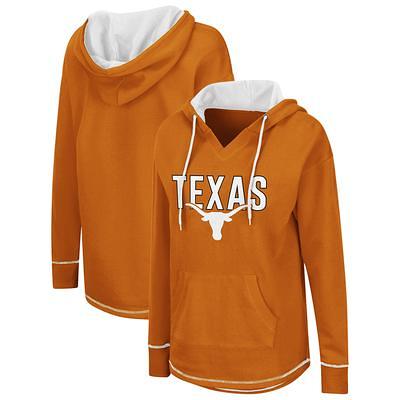 Unisex Fanatics Signature Gray Texas Longhorns Super Soft Fleece Short Sleeve Pullover Hoodie Size: Extra Large