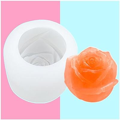 Rose Ice Cube Mold, Heart Shapes Ice Cube Tray, Silicone Ice Mold Fun  Shapes with Clear Funnel-type Lid, 3 Heart & 3 Rose Ice Balls for Chilling