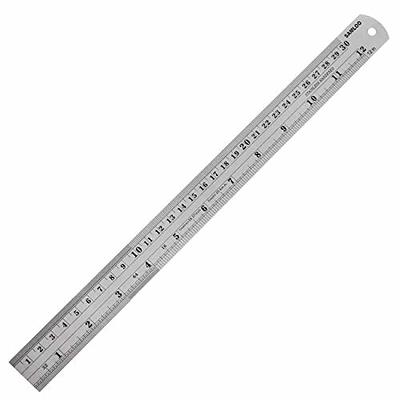 Breman Precision Stainless Steel Ruler, 18-inch Cork Back Ruler 2-Pack, Size: 18 2 Pack, Other