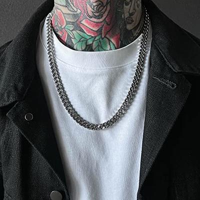 Men Heavy Hip Hop Chain 316L Stainless Steel Miami Cuban Necklace 18 20MM  Thick