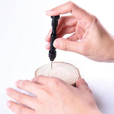 GDFYMI Pin Vise Hand Drill, 48pcs Micro Drill Bit Set, Mini Hand Drill for Jewelry Making, Manual Drill Rotary Tool, Jewelry Drill for Vise6094