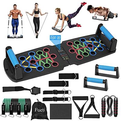 Fueti Home Gym Equipment, with Automatic Count Push Up Board, 30 in 1 Home  Workout Set with Foldable Push Up Bar, Resistance Band, Jump Rope,  Drawstring Bag, Back, Abdominal Workout - Yahoo Shopping