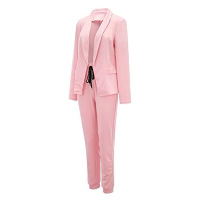 Women's Blazers & Suit Jackets Work Out Sets for Women 2 Piece Outfits Business  Suit Elegant