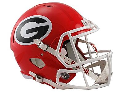 Georgia Bulldogs Chrome Mini Hover Helmet