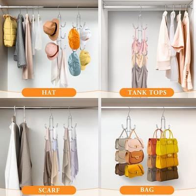 Purse Hanger for Closet Handbag Tote Bag Organizer Storage Hooks for Hanging Bags Purses Protecting Bag Shape Organizing Space, Size: Large