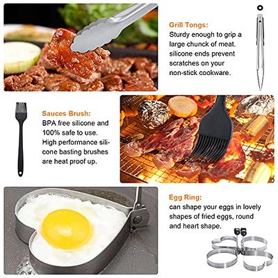 Royal Gourmet Stainless Steel Spatula Set Scraper/Chopper, Spatula