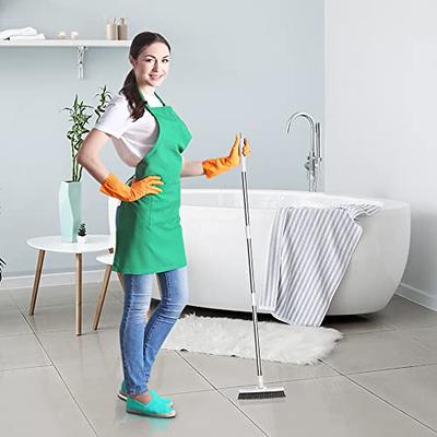 Affogato Floor Scrub Brush Bathroom Long Handle Bathtub Push Broom Shower  Tile Grout Scrubber Rotatable Indoor Kitchen Scrubbing Cleaning Brush for  Hard to Reach Areas - White - Yahoo Shopping