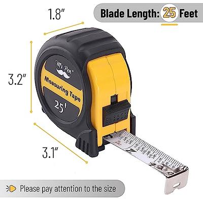 Abudder 12 Pack Small Metric Tape Measures ,Small Tape Measures Bulk  Retractable With Inches And Centimeters ,Measurement Tape 6