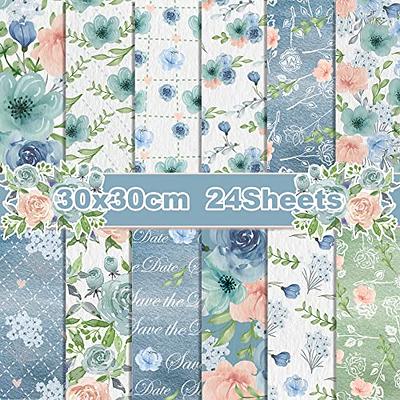 Watercolor Flower Scrapbook Paper 11 x 8.5 water color Flowers Weddi By  DigitalPrintableMe