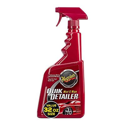 Meguiar's Quik Detailer, Mist & Wipe Car Detailing Spray, Clear Light  Contaminants and Boost Shine with a Quick Detailer Spray that Keeps Paint  and Wax Looking Like New, 32 oz. - Yahoo Shopping