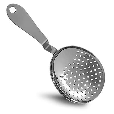 The Art of Craft Julep Strainer: Stainless Steel Cocktail Strainer for Home  or Commercial Bar - Yahoo Shopping