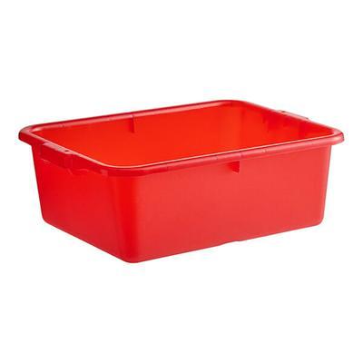 Vigor 20 x 15 Yellow Heavy-Duty Polypropylene Bus Tub Lid / Food Storage  Box Lid