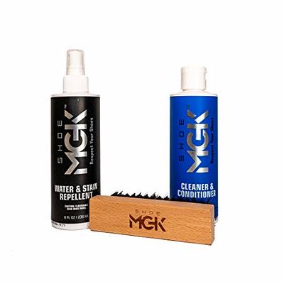  Shoe MGK MVP Shoe Cleaner Kit Cleaner & Conditioner, Water &  Stain Repellent, and White Touch Up for cleaning Athletic Shoes, White  Shoes, Sneakers, Tennis Shoes, and Cleats. : Clothing, Shoes