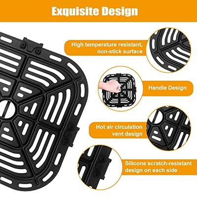 Air Fryer Plate, Replacement of Air Fryer Rack and Grill, Air Fryer Tray, Air  Fryer Accessories Replacement Parts 8Inch 