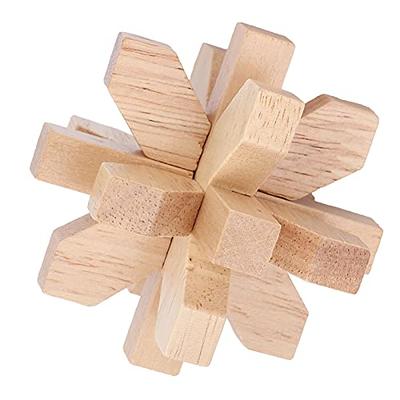 Wooden Brain Teaser Puzzle, Jigsaw Lock Disentanglement Puzzles, Wooden  Unlocking Interlocking Puzzles Game Toy, Logic Test Toy for Teens and  Adults - Yahoo Shopping