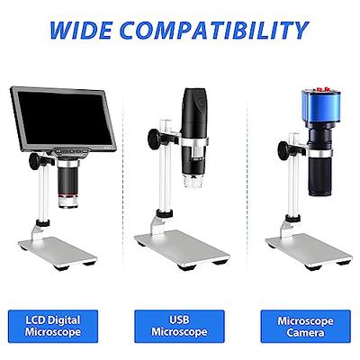 TOMLOV DM602 HDMI Digital Coin Microscope 10.1 Screen Triple Len  Microscope 64G