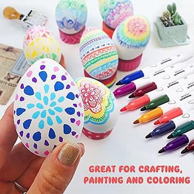 Hethrone Permanent Markers for Adult Coloring, 72 Assorted Colors Markers,  Colored Marker Pens Work on Plastic, Wood, Stone, Metal and Glass - Yahoo  Shopping
