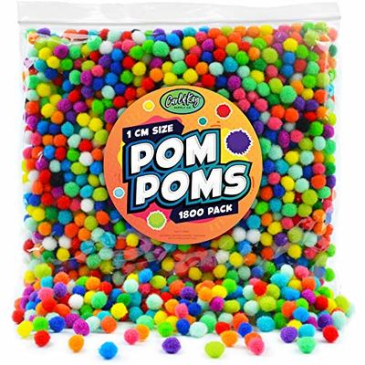 Essentials by Leisure Arts Pom Poms - Green - 1 - 40 piece pom