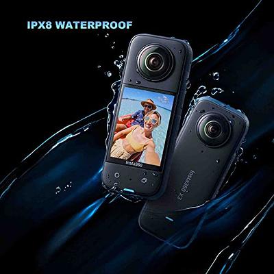 Insta360 X3 - Waterproof 360 Action Camera with 1/2 48MP Sensors, 5.7K 360  Active HDR Video, 72MP 360 Photo, 4K Single-Lens