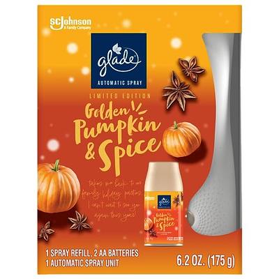 Glade Automatic Spray Air Freshener - Golden Pumpkin & Spice - 6.2oz :  Target