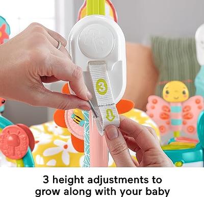 Fisher-Price Baby Bouncer Colorful Corners Jumperoo Activity Center with  Music Lights Sounds & Developmental Toys ( Exclusive)