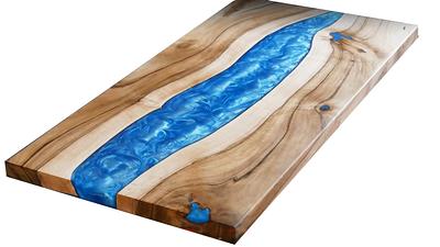 Resin Table Top, Epoxy Coffee Epoxy Acacia Wooden Custom River