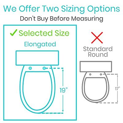 Toilet Seat Cushion (4 inch) - Fits Standard & Elongated - Vive Health