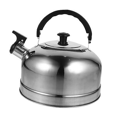 Tea Kettle Stovetop Whistling, Stainless Steel Tea Pots for Boiling 