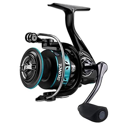 Fishing Reel Spinning Reel 5.2:1 High Speed Metal Spool Powerful Spinning  Fishing Reels Fishing Gear for Carp, Bream, Tench, Barbel Fishing (Color 