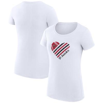 Arizona Diamondbacks G-III 4Her by Carl Banks Women's Team Logo Game on V-Neck T-Shirt - Red