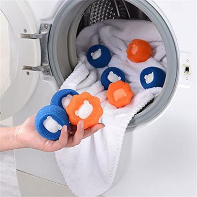 6pcs Pet Hair Remover for Laundry Reusable Lint Remover Washing Balls  Washer and Dryer Ball Remove