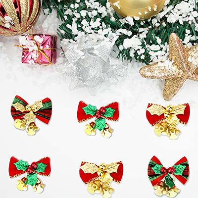 20 Pcs Christmas Mini Bow with Bells Miniature Christmas Ornaments Gift  Decorations for Christmas Tree Garland Hanging Decor, 4 Styles - Yahoo  Shopping