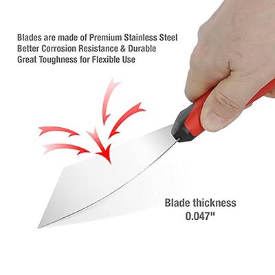 2 in. Flexible Stainless Steel Soft Grip Paint Scraper & Knife