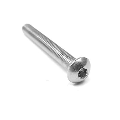 1/4-20 x 1-1/4 Socket Head Cap Screws, Allen Socket Drive, Stainless Steel  18-8 (304), Full Thread, Bright Finish, Machine Thread, 25 PCS