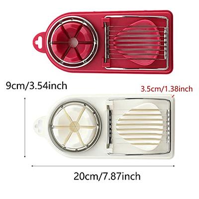 Commercial Grade Stainless Steel Egg Slicer for Hard Boiled Eggs for Slicing  Strawberry Cheese Kiwi Cutting Egg Slicers Kitchen Slicing Gadgets Cooking  Tools - Yahoo Shopping