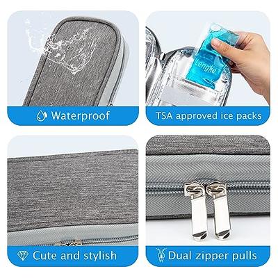  Cooler Ice Pack - Reusable Cooler Packs for Insulin Cooler  Travel Case by YOUSHARES (Pack of 4) : Health & Household